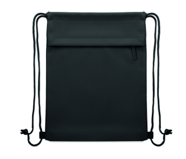 Logotrade business gift image of: Drawstring bag in 600D RPET