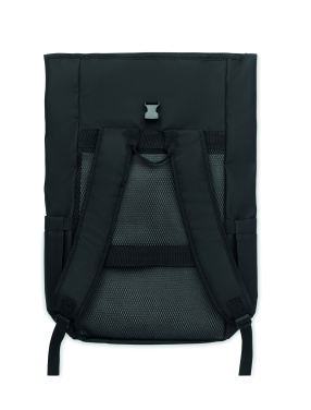 Logo trade promotional products image of: Rolltop laptop rucksack 600D