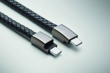Logotrade promotional gift image of: Braided bracelet cable type-C