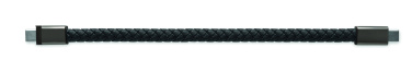 Logotrade promotional item image of: Braided bracelet cable type-C