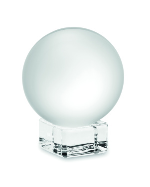 Logo trade promotional gifts picture of: Glass round award
