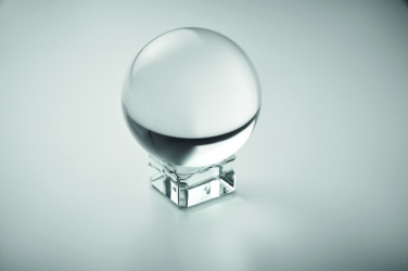 Logotrade promotional giveaway image of: Glass round award