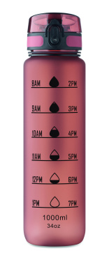 Logotrade business gifts photo of: Sports water bottle RPET 1L