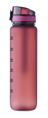 Logo trade promotional giveaway photo of: Sports water bottle RPET 1L