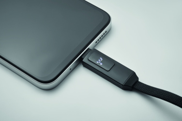 Logo trade promotional merchandise picture of: 60W charging cable keyring