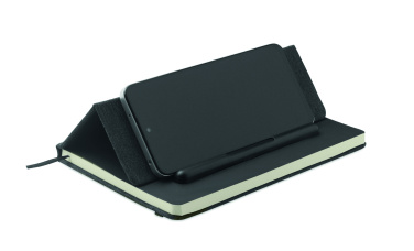 Logo trade corporate gift photo of: A5 notebook with phone holder