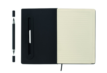 Logotrade corporate gift image of: A5 notebook with phone holder