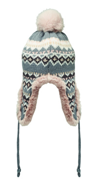 Logo trade advertising products image of: Knitted beanie with ear flap