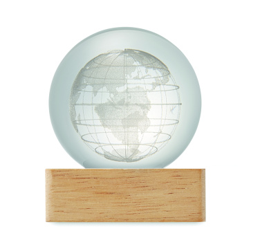 Logotrade promotional giveaway image of: LED globe glass ball