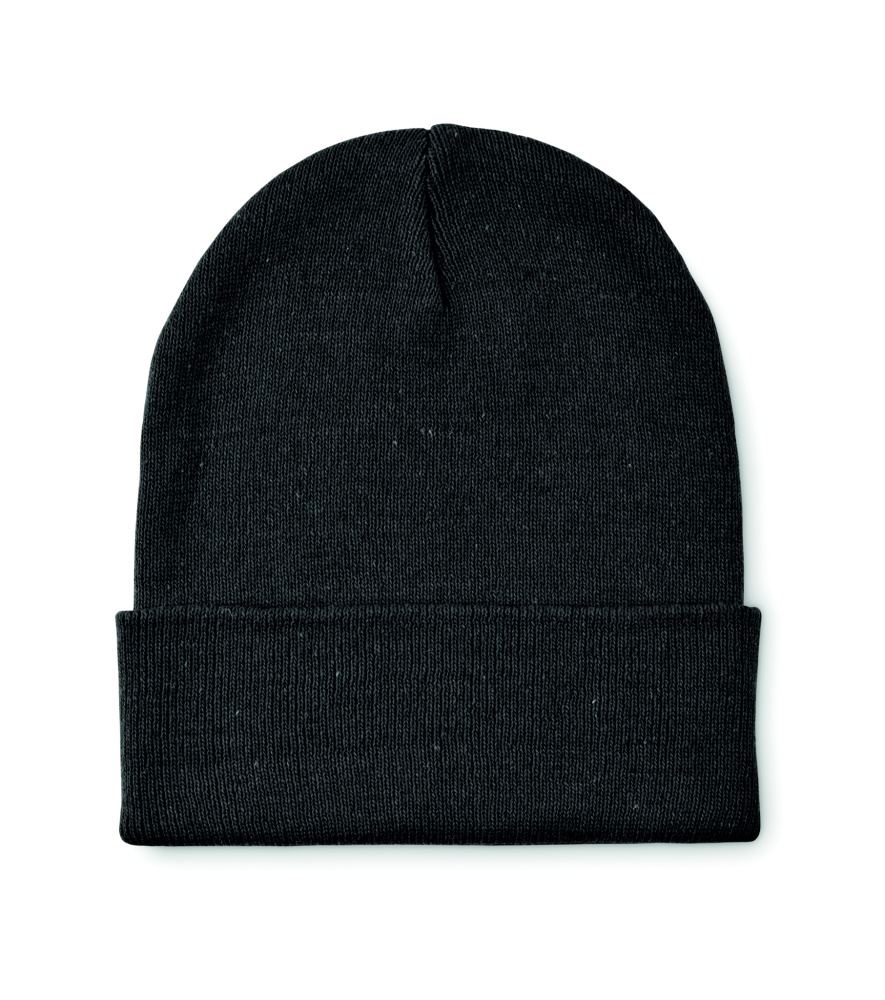 Logo trade promotional products picture of: Knitted beanie with cuff
