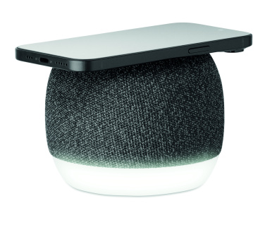 Logo trade promotional merchandise picture of: 15W wireless charger speaker