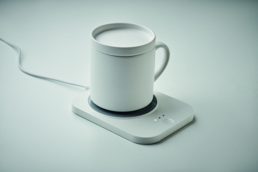 Logo trade promotional merchandise picture of: Wireless charger mug warmer set