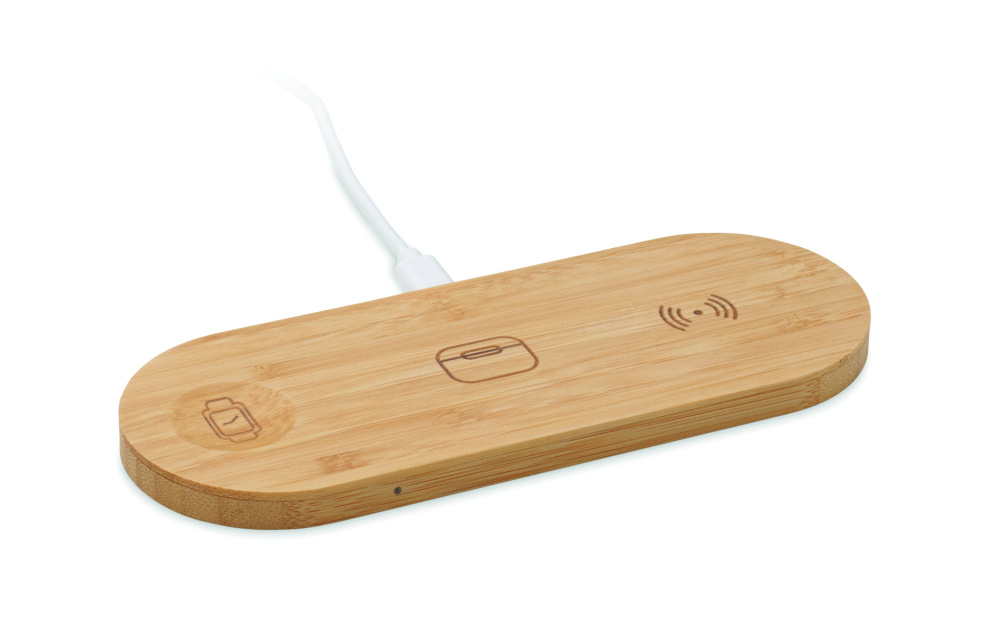 Logo trade promotional item photo of: 3 in 1 15W wireless charger