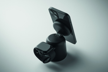 Logo trade promotional merchandise image of: 3 in 1 wireless charger 15W