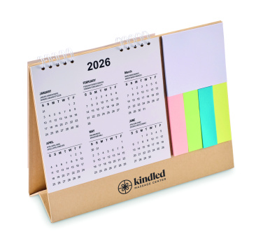 Logotrade promotional giveaway image of: Desk calendar with memo pad