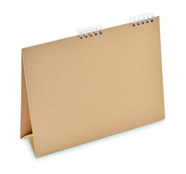 Logo trade promotional merchandise image of: Desk calendar with memo pad