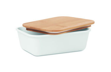 Logo trade promotional gifts image of: Lunch box with bamboo lid