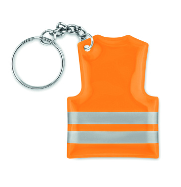 Logotrade promotional gift picture of: Key ring with reflecting vest Jekabpils
