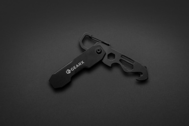 Logo trade corporate gift photo of: Gear X foldable EDC tool with carabiner and parcel cutter