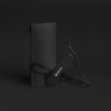 Logotrade corporate gift picture of: Gear X foldable EDC tool with carabiner and parcel cutter