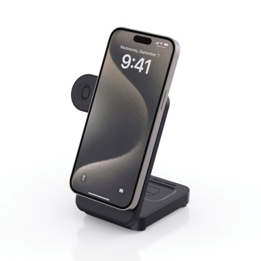 Logo trade promotional items picture of: Urban Vitamin Arcadia RCS rplastic 15W 3in1 magnetic charger