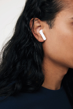 Logo trade corporate gifts image of: Tunevo RCS recycled plastic wireless earbuds