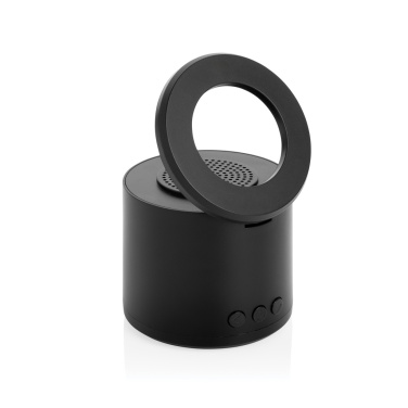Logo trade promotional gift photo of: Magpulse RCS recycled plastic 3W speaker w/magnetic holder