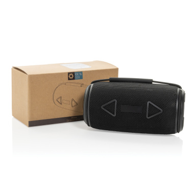 Logo trade business gift photo of: Prisma RCS recycled plastic IPX 4 waterpoof 16W speaker