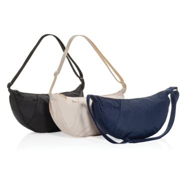 Logo trade promotional giveaway photo of: Crescent XL AWARE™ RPET half moon sling bag