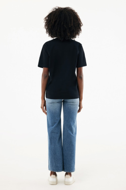 Logo trade promotional giveaways image of: IQONIQ Nikko heavyweight recycled cotton t-shirt