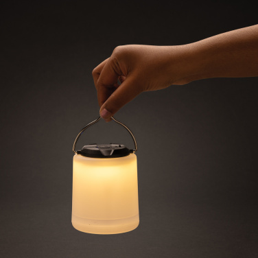 Logotrade promotional item picture of: Limio RCS recycled plastic portable re-chargeable table lamp
