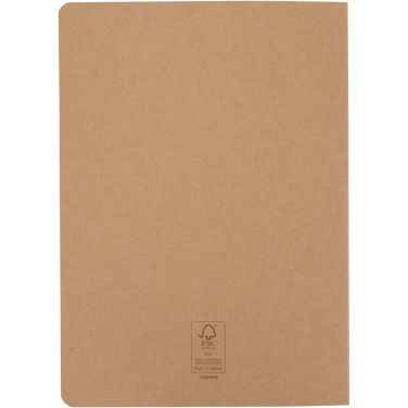 Logotrade promotional merchandise picture of: Slyk A5 kraft cahier notebook with dotted pages