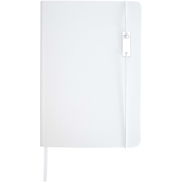 Logo trade promotional gifts image of: Legato Elegance A5 hard cover notebook and rollerball pen set