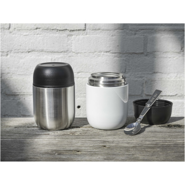 Logo trade business gifts image of: Supo 480 ml double-walled recycled stainless steel lunch pot