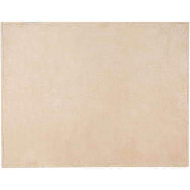 Logo trade advertising products picture of: Ashen GRS recycled sherpa blanket