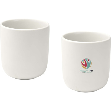 Logo trade promotional giveaways picture of: Male 200 ml ceramic cups - set of 2
