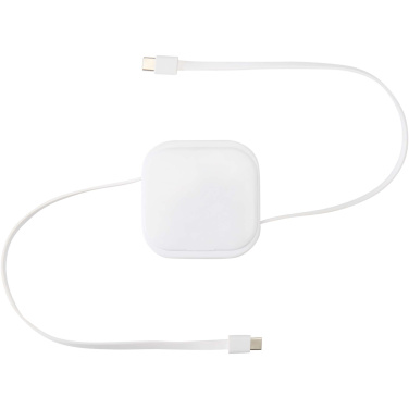 Logotrade advertising products photo of: Gloas 5-in-1 recycled retractable data sync and 100W fast charge cable with smartphone tool kit