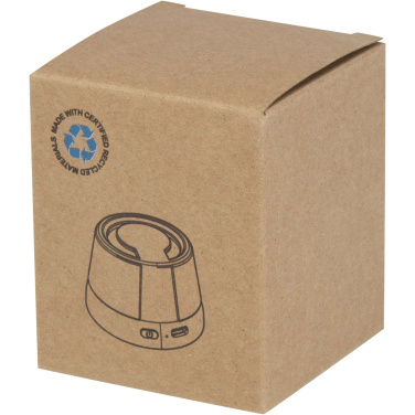 Logotrade promotional product image of: Horna 3W recycled plastic magnetic wireless speaker