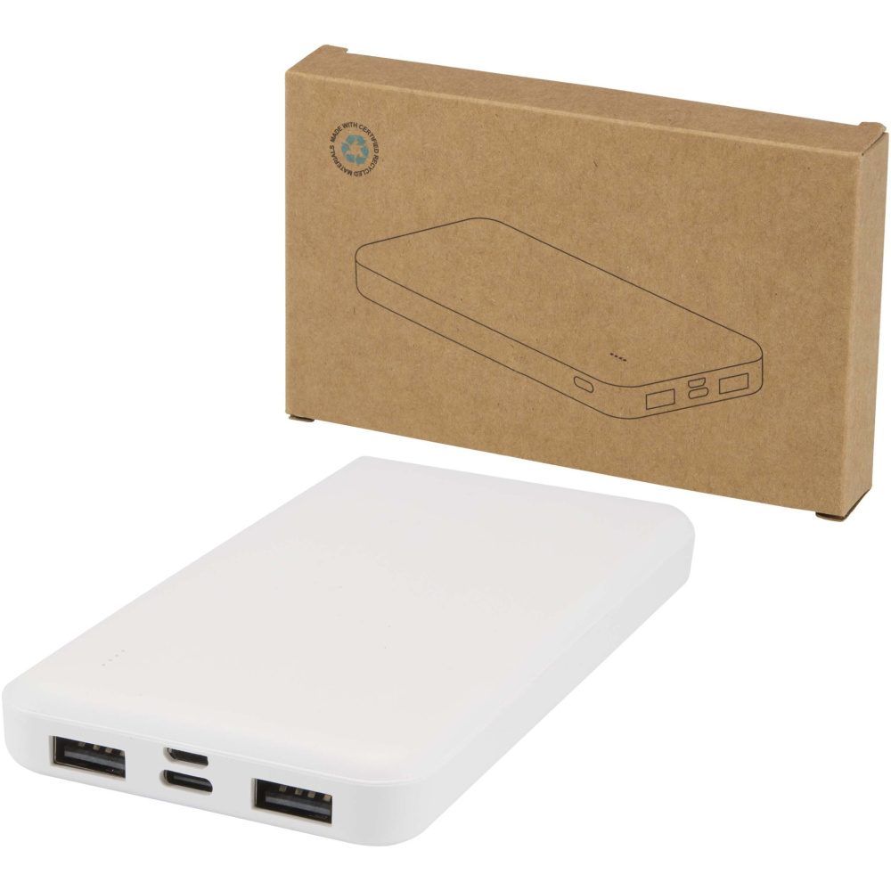 Logotrade advertising products photo of: Intan 10.000 mAh 10W recycled plastic power bank
