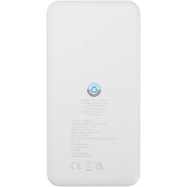 Logotrade business gifts photo of: Intan 10.000 mAh 10W recycled plastic power bank