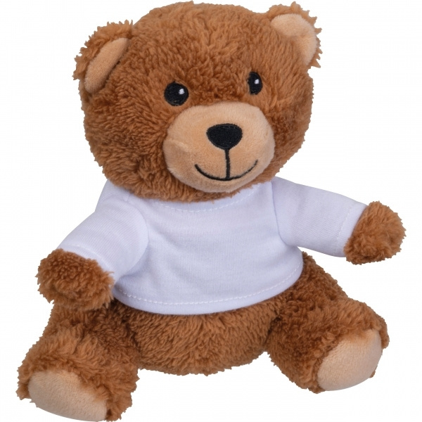 Logo trade promotional giveaways image of: Plush teddy bear HELSINKI