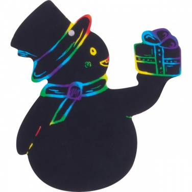 Logo trade promotional gift photo of: Scratch-off Christmas ornaments SOUTH POLE