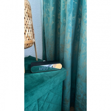 Logo trade advertising products picture of: Alarm Clock and Wireless Charger ADELAIDE