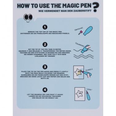 Logo trade corporate gifts picture of: Watercoloring Book ANGERS