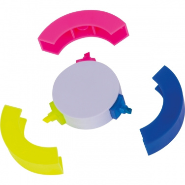 Logo trade promotional item photo of: 3-in-1 Highlighter ANDORRA