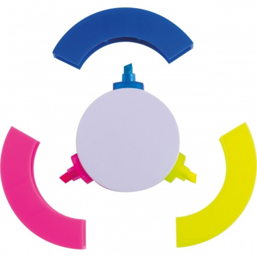 Logo trade promotional items image of: 3-in-1 Highlighter ANDORRA