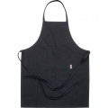 Cotton Apron FLORENCE, black