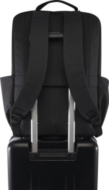 Logo trade promotional items picture of: Libra 15” GRS recycled laptop backpack 15L