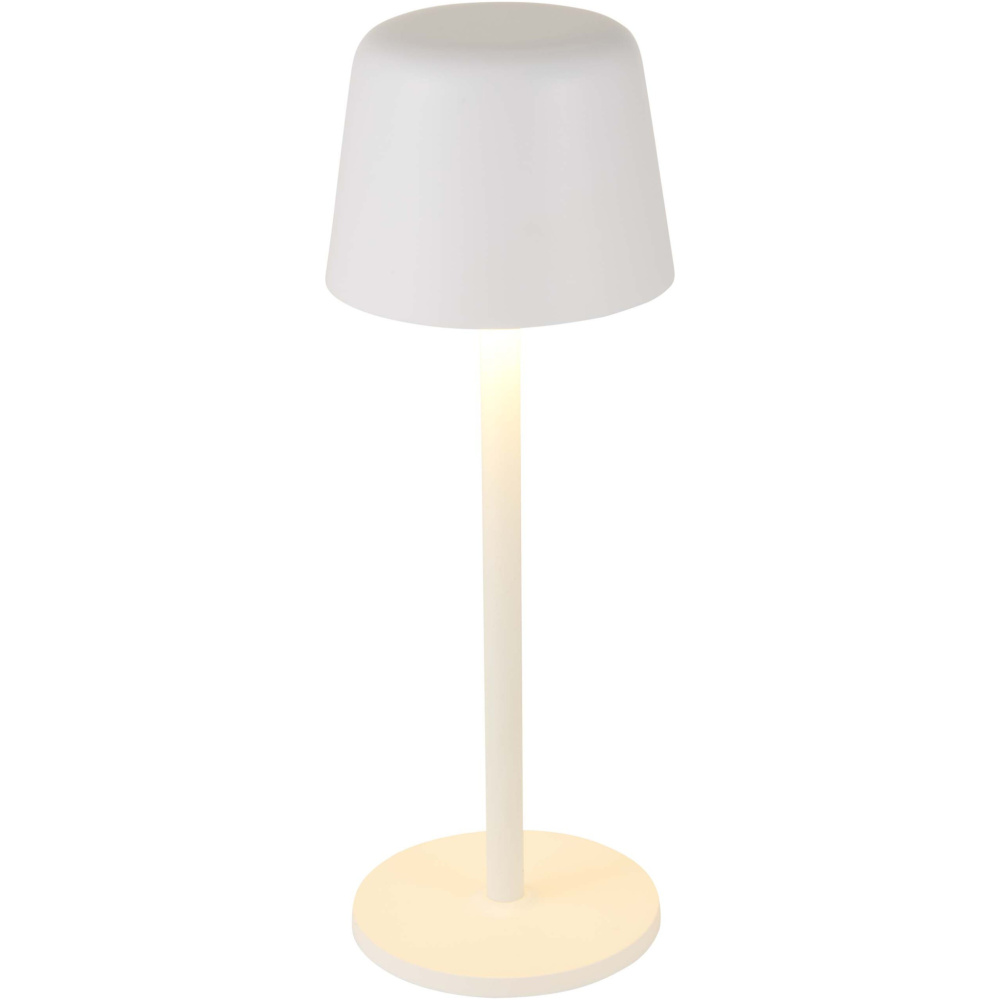 Logo trade promotional merchandise image of: Alya rechargeable dimmable table lamp with 3 light modes