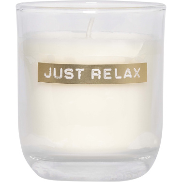 Logotrade promotional items photo of: Wellmark Discovery 250 ml hand soap dispenser and 150 g scented candle set